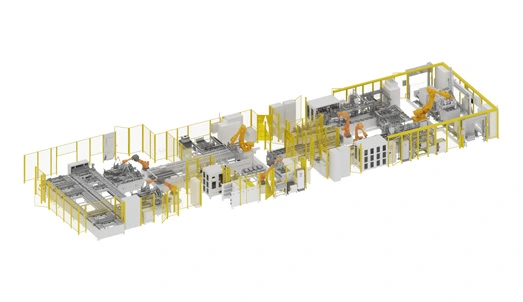 Prismatic Battery Module & Pack Assembly Line