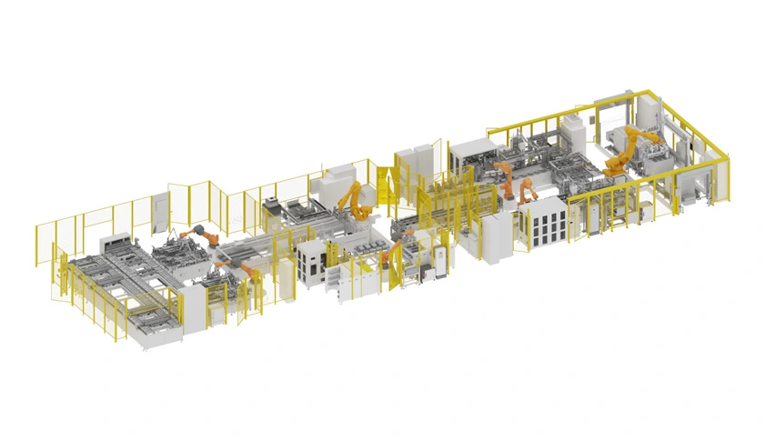 lithium ion battery pack assembly line